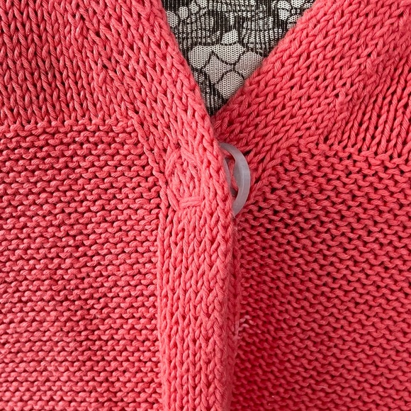 Lafayette 148 coral cardigan - Picture 8 of 10